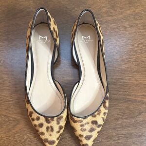 Marc Fisher Tan Leopard Print Flats